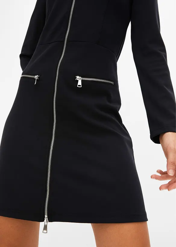 Šaty z Punto di Roma se zipovým detailem, bonprix