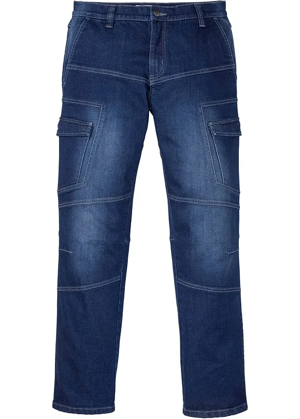 Strečové cargo džíny Regular Fit, Straight, bonprix
