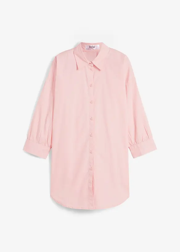 Bavlněná oversize košile s 3/4 rukávem, bonprix