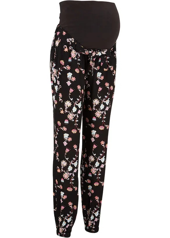 Lehké těhotenské kalhoty z viskózy, Loose Fit, bonprix