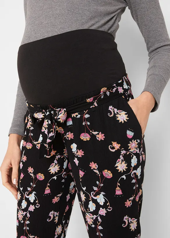 Lehké těhotenské kalhoty z viskózy, Loose Fit, bonprix