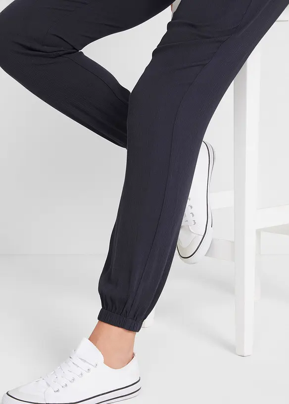 Lehké těhotenské kalhoty z viskózy, Loose Fit, bonprix