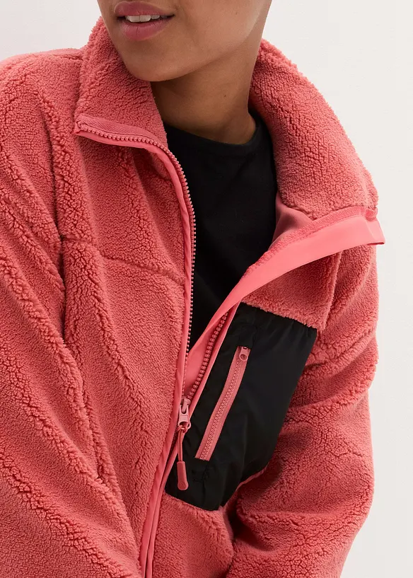 Bunda z plyšového flísu, bonprix