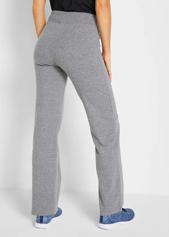 Bavlněné sportovní kalhoty, Bootcut (2 ks v balení), bonprix