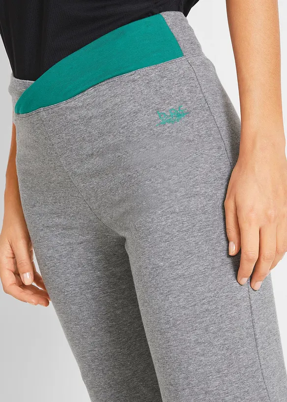 Bavlněné sportovní kalhoty, Bootcut (2 ks v balení), bonprix