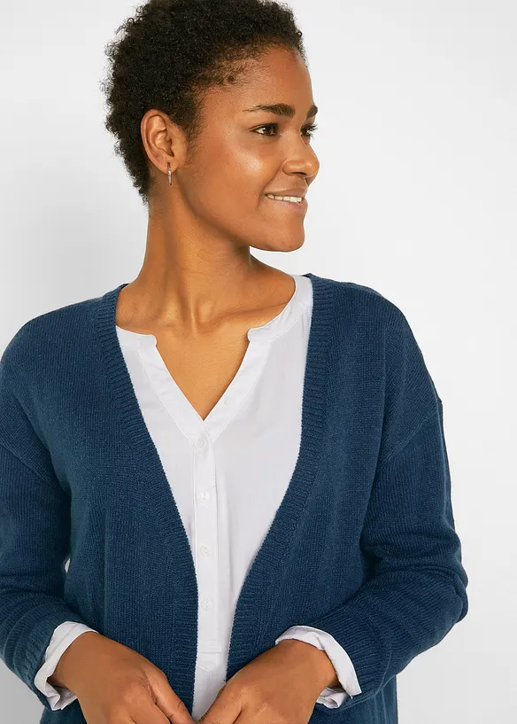 Dlouhý pletený kabátek, bonprix