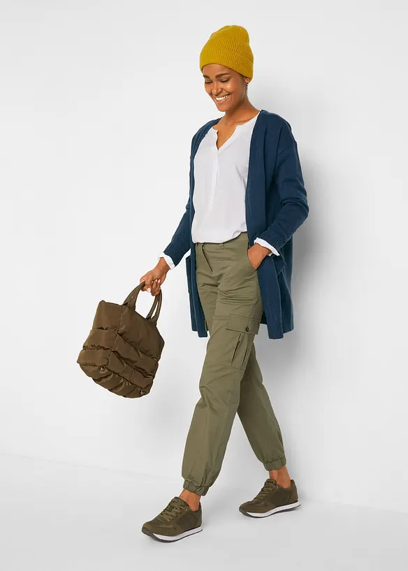 Dlouhý pletený kabátek, bonprix