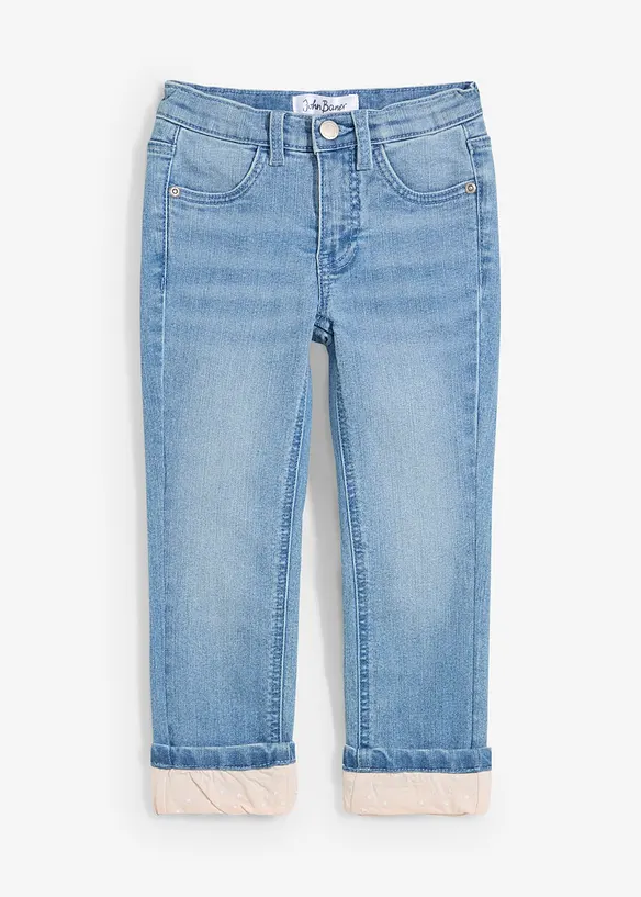 Termo džíny s žerzejovou podšívkou, Slim Fit, bonprix