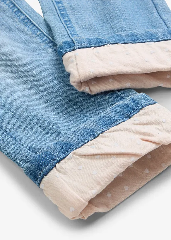 Termo džíny s žerzejovou podšívkou, Slim Fit, bonprix