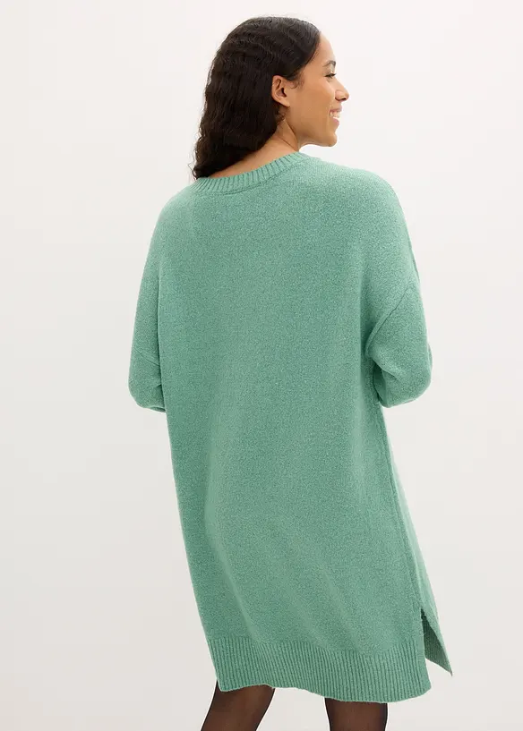Oversized pletené šaty, bonprix