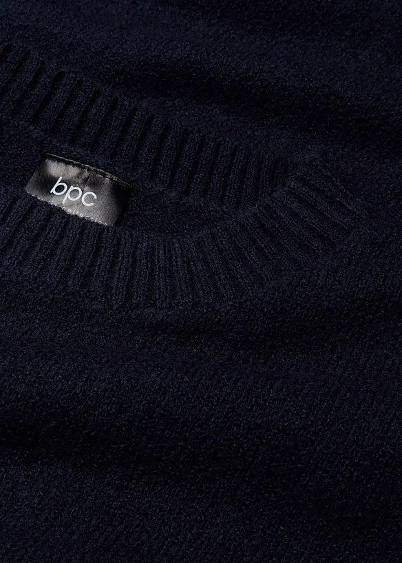Oversized pletené šaty, bonprix