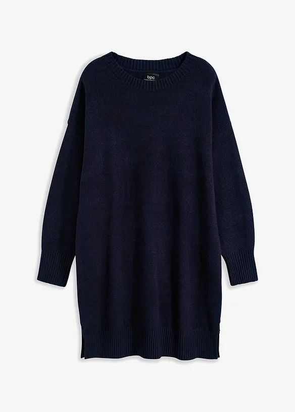 Oversized pletené šaty, bonprix
