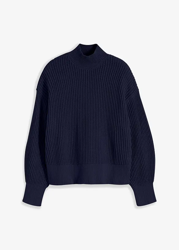 Oversize svetr z čisté bavlny, bonprix