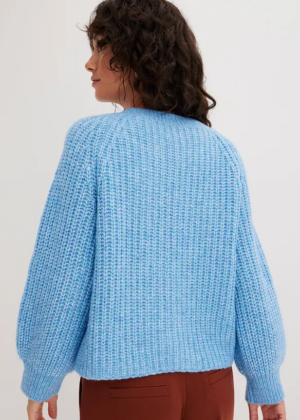 Oversized pletený kabátek, bonprix