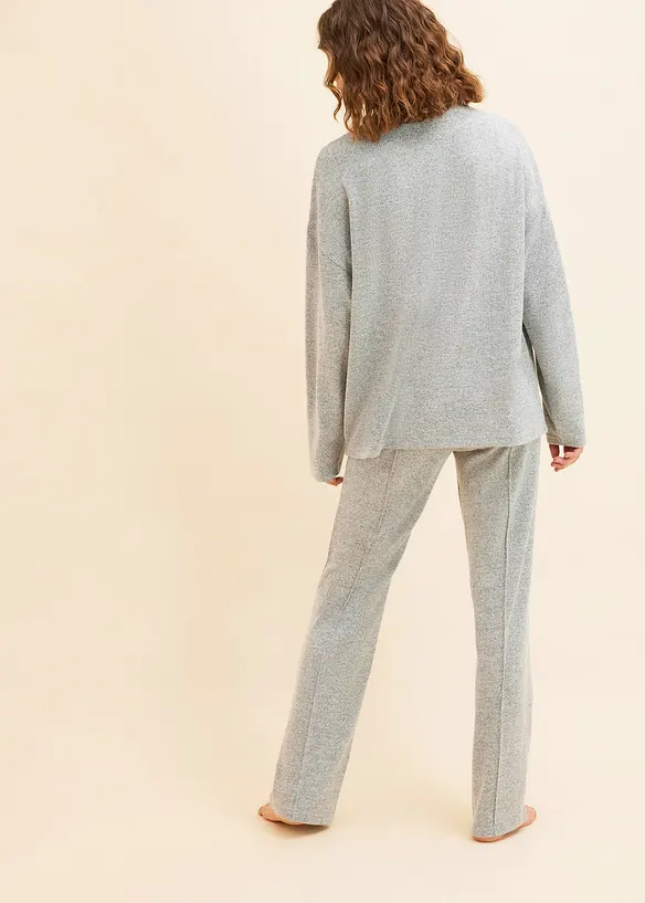 Oversize domácí souprava z měkkého materiálu, bonprix