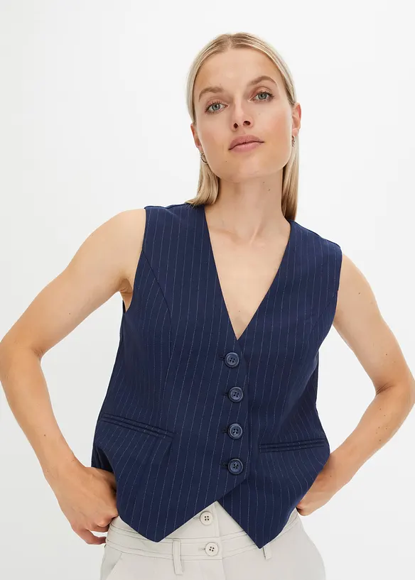 Kostýmková vesta z viskózové směsi, bonprix