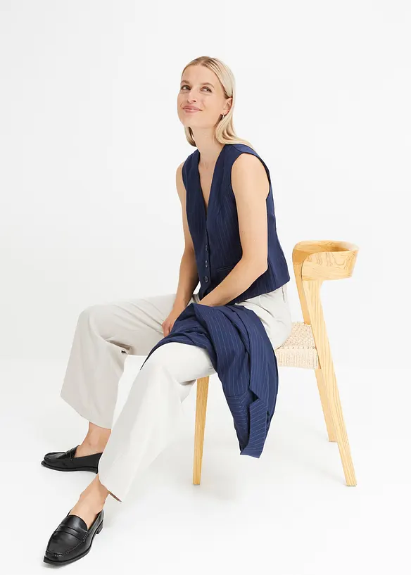 Kostýmková vesta z viskózové směsi, bonprix