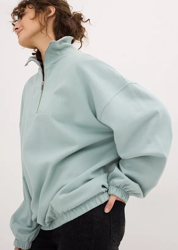 Oversize mikina z organické bavlny, bonprix