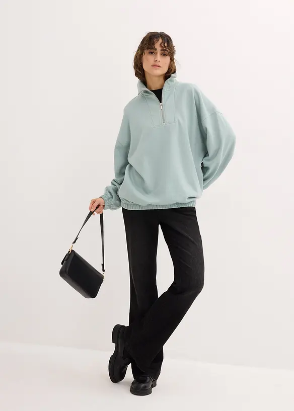 Oversize mikina z organické bavlny, bonprix