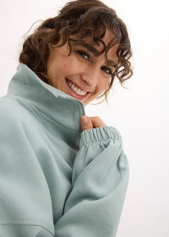 Oversize mikina z organické bavlny, bonprix