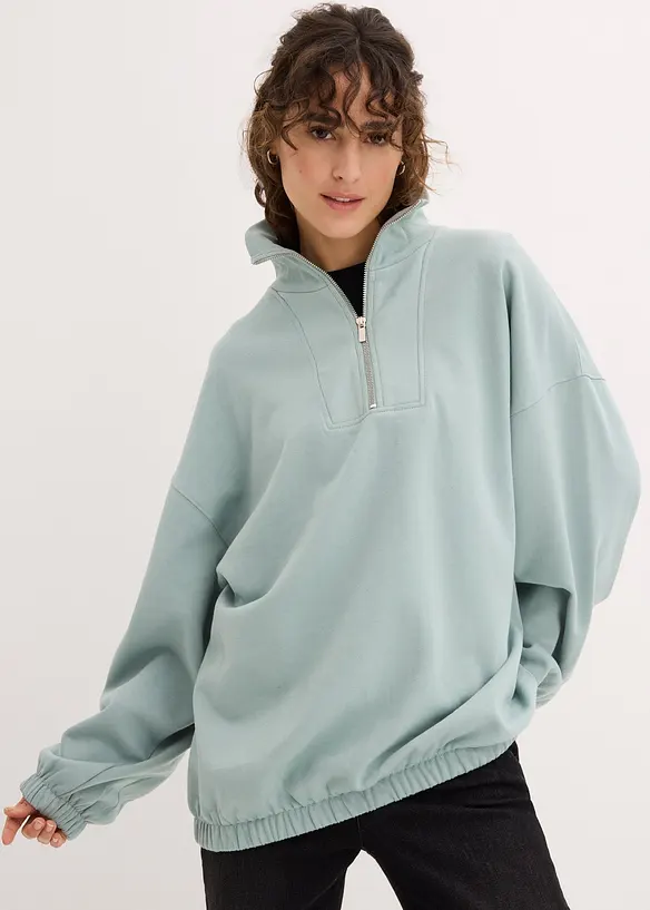 Oversize mikina z organické bavlny, bonprix