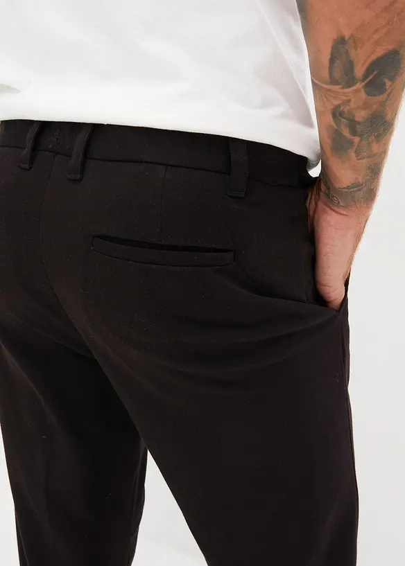 Elegantní kalhoty s puky, Regular Fit, bonprix