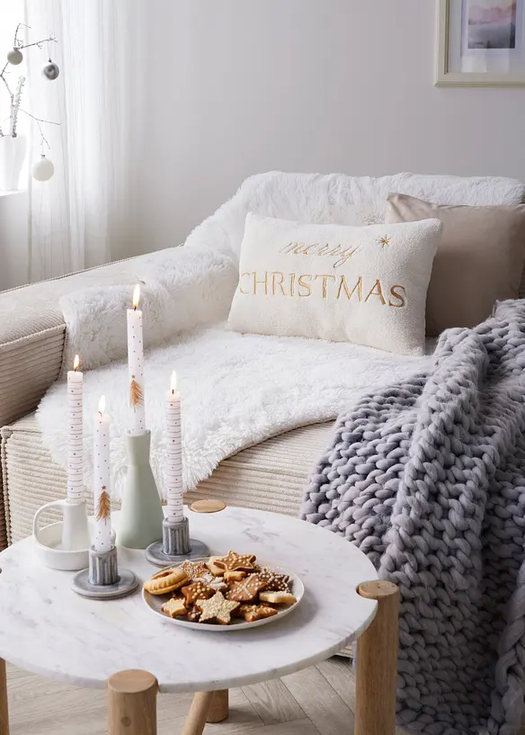 Dekorativní polštář s nápisem Merry Christmas, bonprix