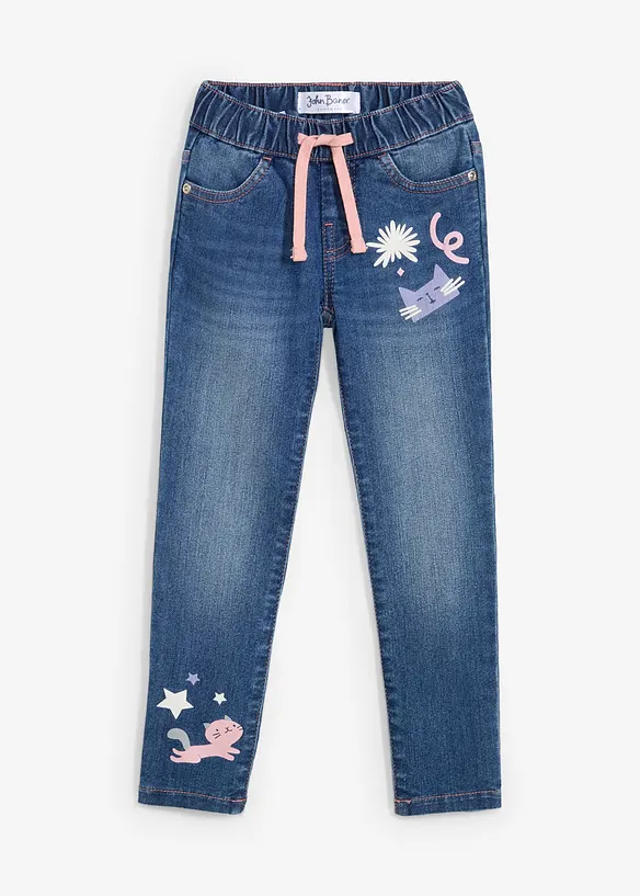 Džíny Straight, Mid Waist, bonprix