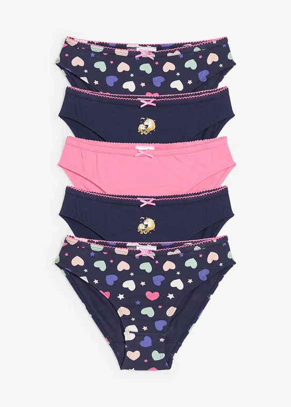 Kalhotky s měkkou bavlnou (5 ks v balení), bonprix