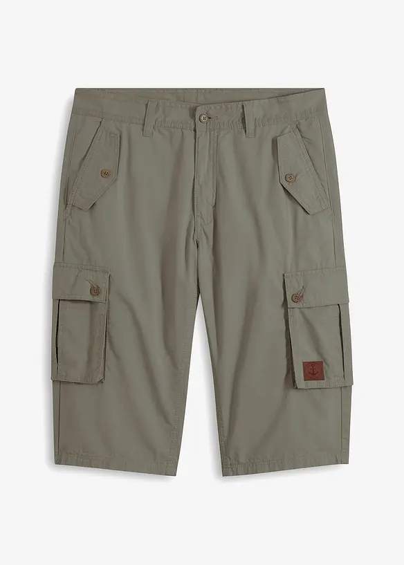 Cargo bermudy z čisté bavlny, Regular Fit, bonprix