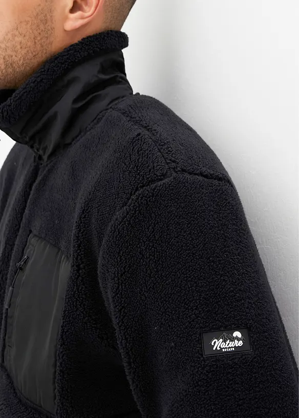 Bunda z medvídkového flísu, bonprix