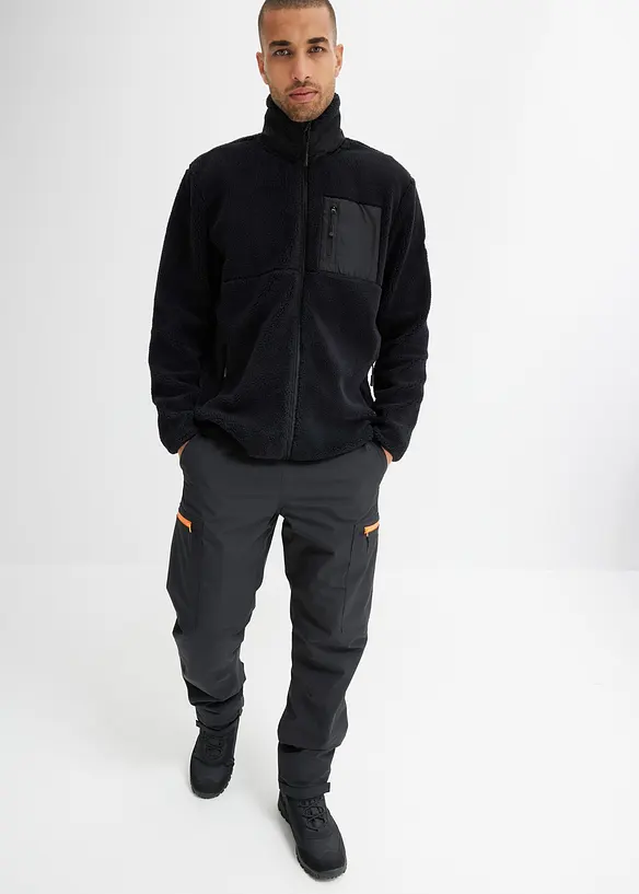 Bunda z medvídkového flísu, bonprix