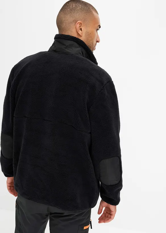 Bunda z medvídkového flísu, bonprix