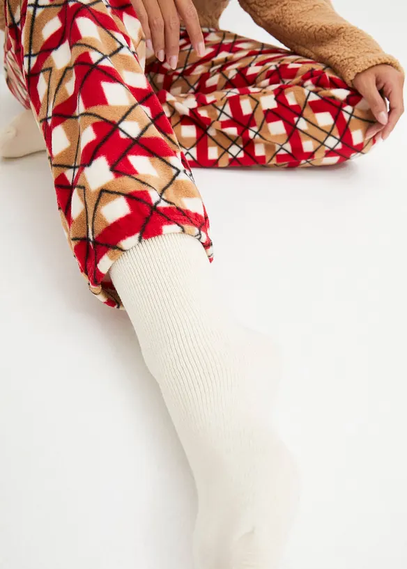 Termo ponožky z frot&eacute;, s organickou bavlnou (4 p&aacute;ry v balen&iacute;), bonprix