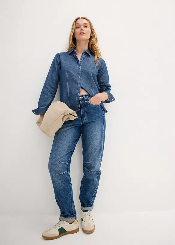 Mom džíny, High Waist, bonprix