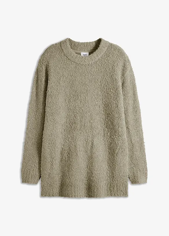 Oversized svetr z flaušové příze, bonprix