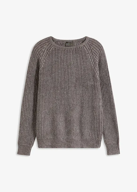 Svetr z hrubé pleteniny se třpytivou přízí, bonprix