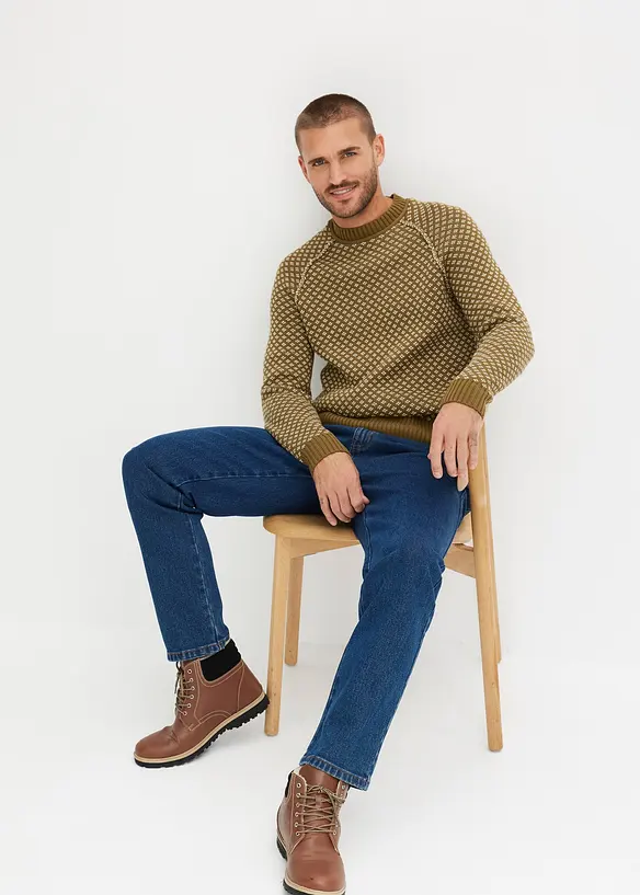 Strečové džíny Classic Fit, Straight, bonprix
