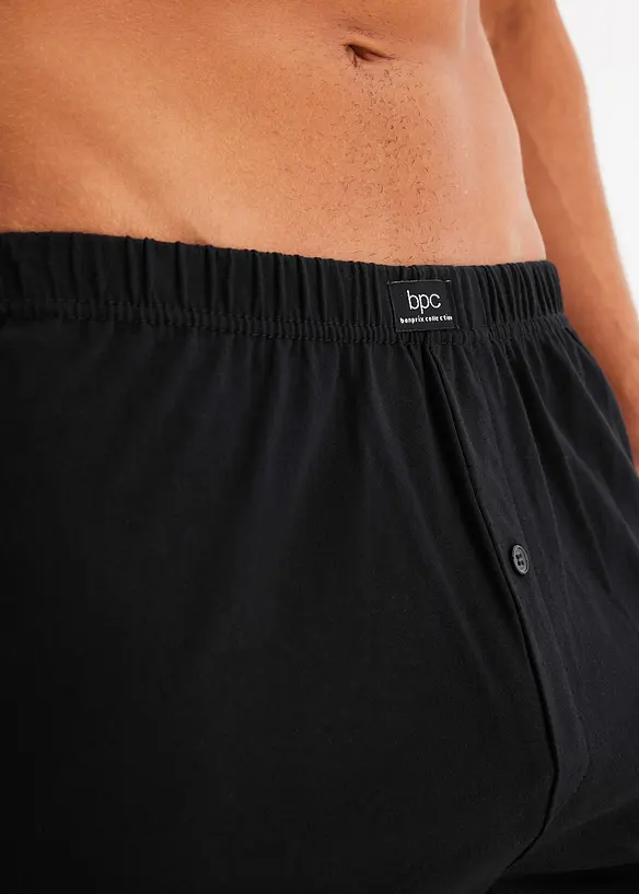 Voln&eacute; žerzejov&eacute; boxerky z bavlny (5 ks v balen&iacute;), bonprix