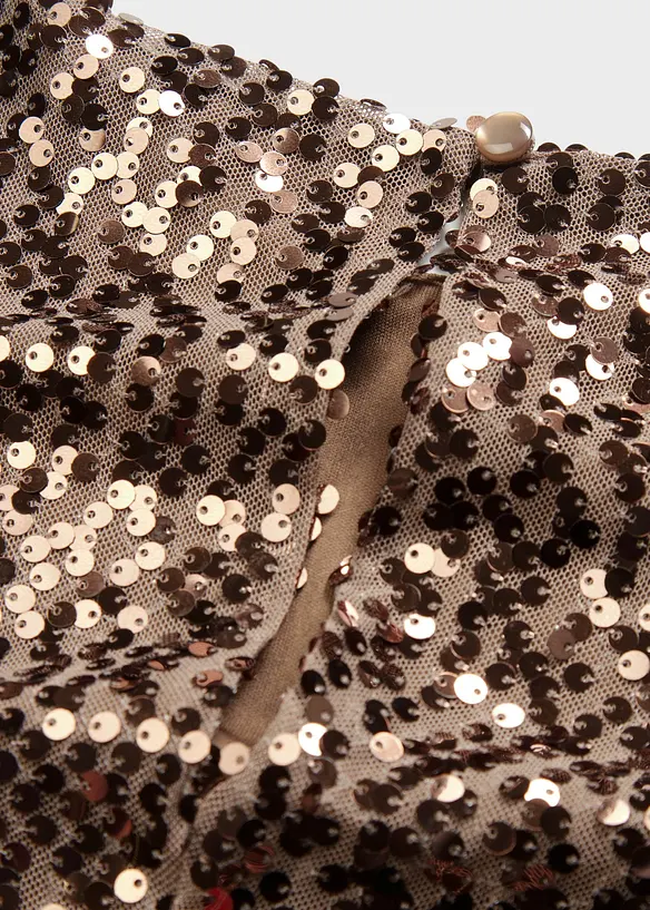 Oversize šaty s pajetkami, bonprix