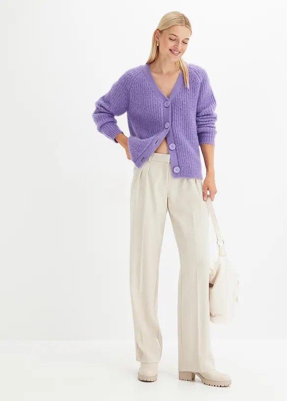 Kalhoty se sklady v pase, Tapered, bonprix