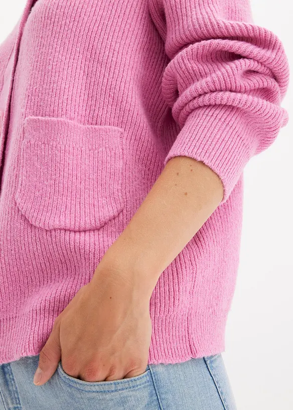 Oversized pletený kabátek, bonprix