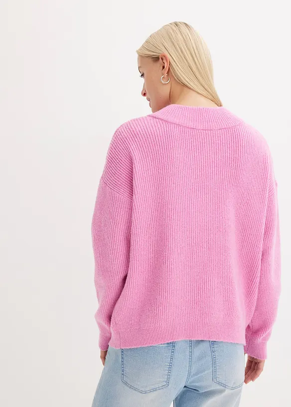 Oversized pletený kabátek, bonprix