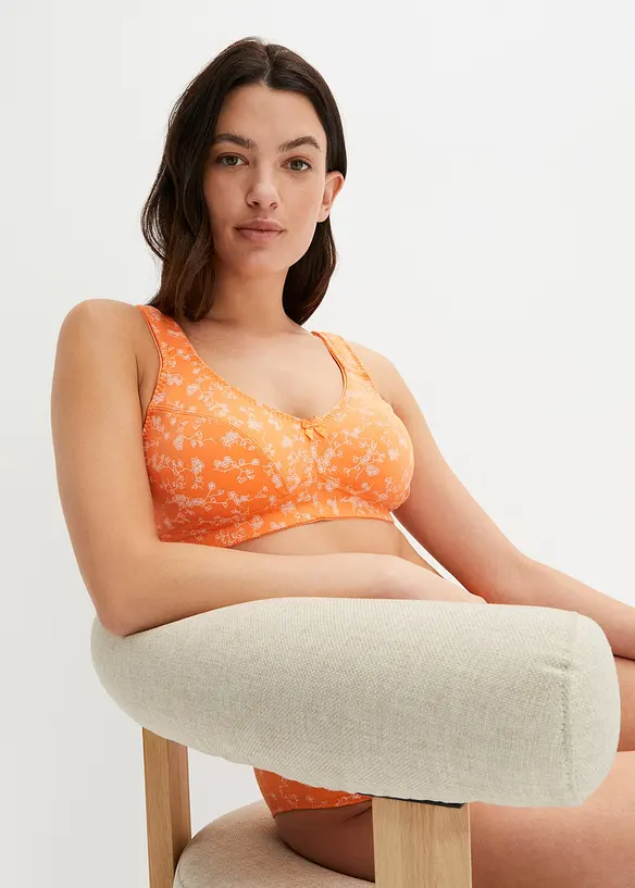 Podprsenka bez kostic, s organickou bavlnou  (2 ks v balen&iacute;), bonprix
