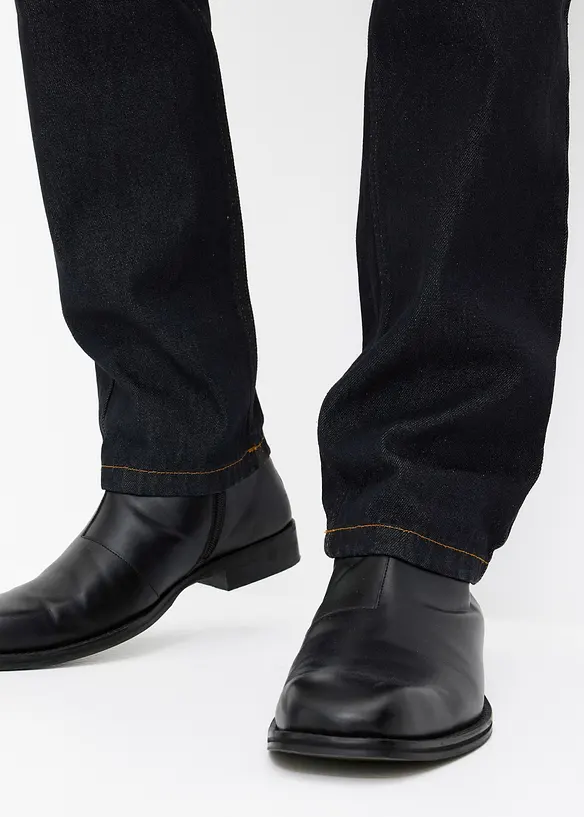 Džíny Classic Fit Straight, po stranách pružný pas, bonprix