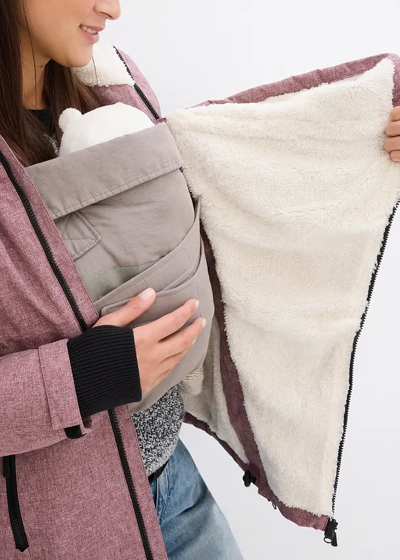 Pohodlná těhotenská a nosicí bunda 3 v 1, bonprix