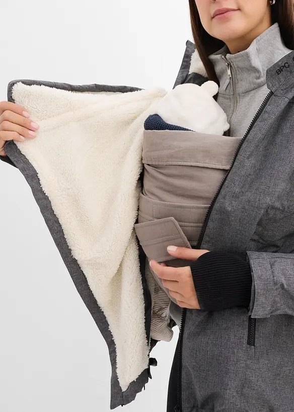 Pohodlná těhotenská a nosicí bunda 3 v 1, bonprix