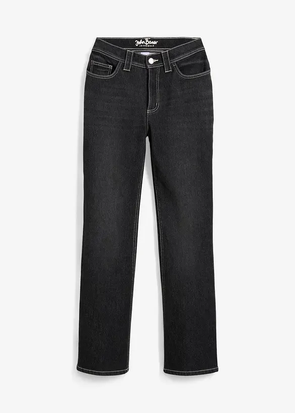 Termo měkk&eacute; dž&iacute;ny Bootcut Mid Waist,, bonprix