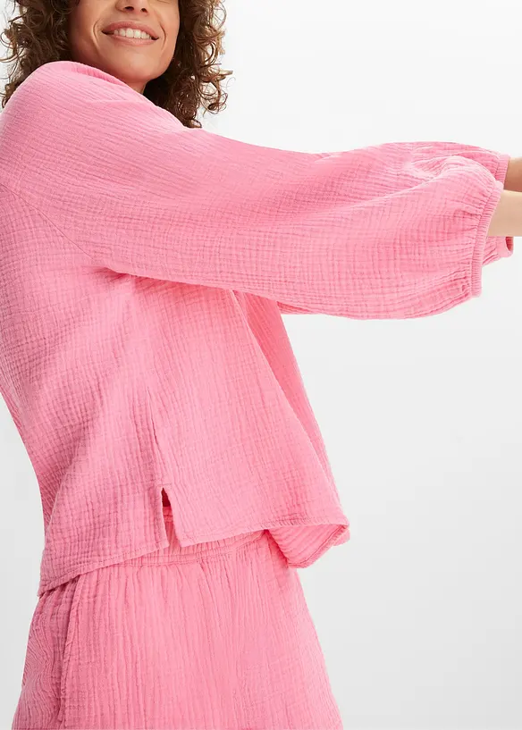 Oversize halenka z mušelínu, bonprix