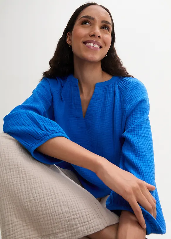 Oversize halenka z mušelínu, bonprix